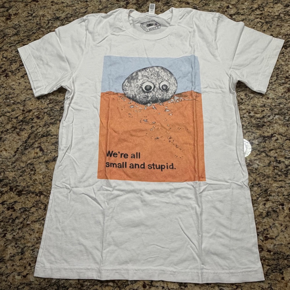 Paper 8 Everything Everywhere All at Once Rock Graphic T-Shirt Mens Medium White